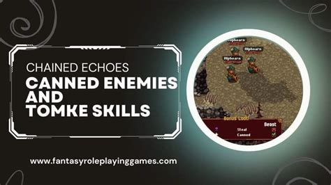 chained echoes tomke skills|Chained Echoes Canned Enemies – Tomke Skills